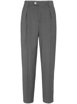 Шерстяные брюки Brunello Cucinelli, серый