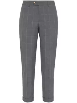 Шерстяные брюки Brunello Cucinelli, серый