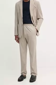 Шерстяные брюки Camicia Mola Barena Venezia, бежевый