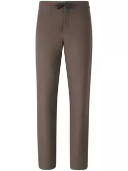 Шерстяные брюки Canali, коричневый