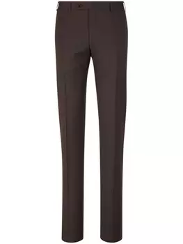 Шерстяные брюки Canali, коричневый