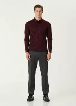 Шерстяные брюки Canali, серый