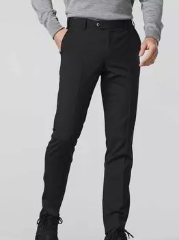 Шерстяные брюки чинос осло Meyer, черный