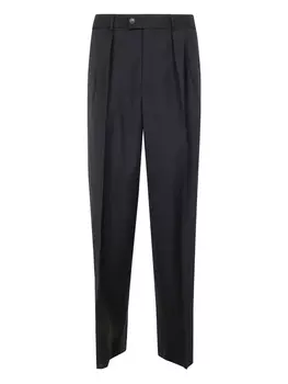 Шерстяные брюки Emporio Armani, синий