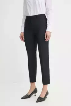 Шерстяные брюки Filippa K, черный