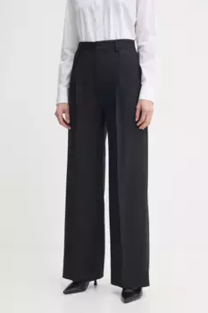 Шерстяные брюки Filippa K, черный