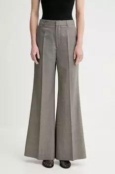 Шерстяные брюки Filippa K, коричневый