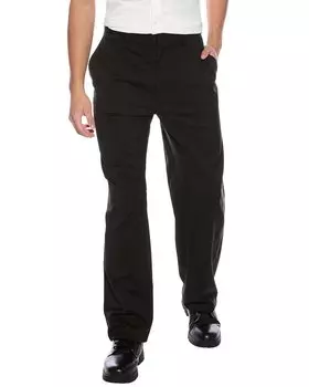 Шерстяные брюки Helmut Lang Curve Car, черный