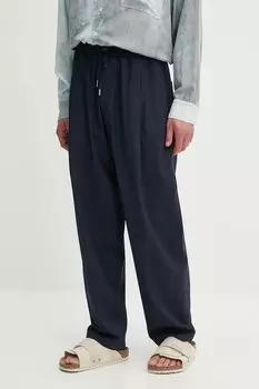 Шерстяные брюки Iro, темно-синий