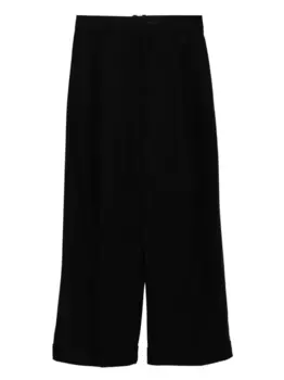 Шерстяные брюки JNBY, черный