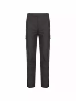 Шерстяные брюки карго Brioni, серый