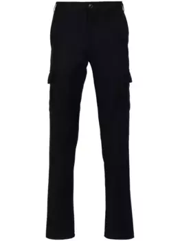 Шерстяные брюки карго Canali, синий