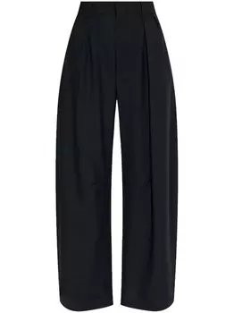 Шерстяные брюки LOEWE, черный