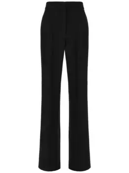 Шерстяные брюки MAX MARA, черный