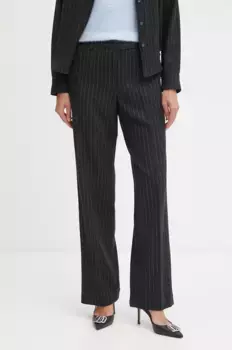 Шерстяные брюки MICHAEL Michael Kors, черный