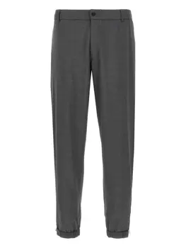 Шерстяные брюки Moncler, серый