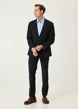 Шерстяные брюки Network, синий