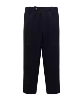 Шерстяные брюки обычного кроя A.P.C., синий