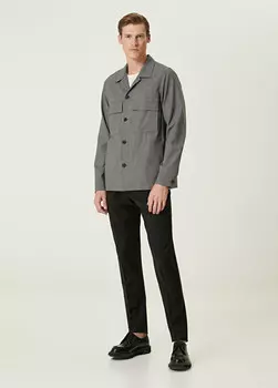 Шерстяные брюки Paul Smith, черный