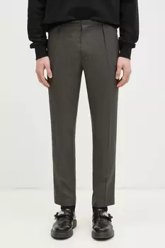 Шерстяные брюки Paul Smith, зеленый