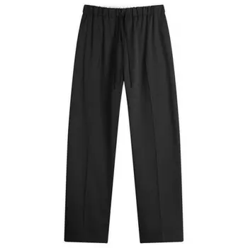 Шерстяные брюки по индивидуальному заказу Mm6 Maison Margiela, черный