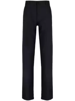 Шерстяные брюки прямого кроя Comme Des Garons Shirt, синий