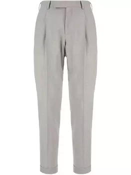 Шерстяные брюки PT Torino, серый