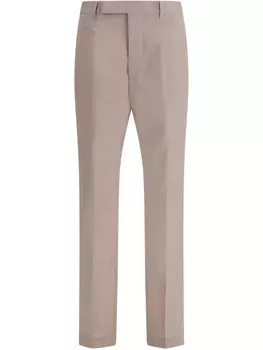 Шерстяные брюки Рика Оуэнса Rick Owens, нейтральный