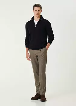 Шерстяные брюки Rota, коричневый