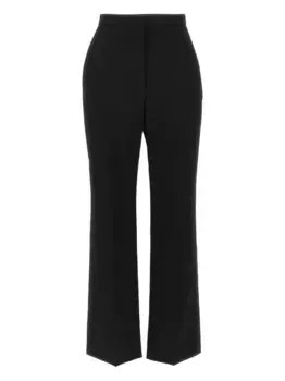 Шерстяные брюки с атласной резинкой Givenchy