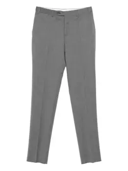 Шерстяные брюки с бахромой Canali, серый