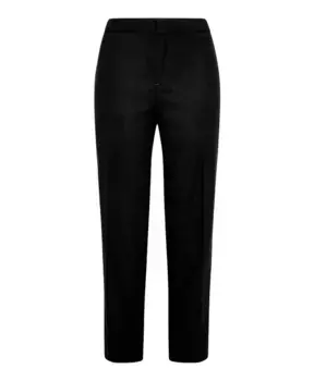 Шерстяные брюки с французским колоритом Philippe Model, черный