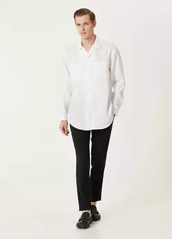 Шерстяные брюки с кулиской на талии Pal Zileri, черный