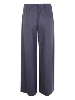 Шерстяные брюки с высокой талией Harris Wharf London, серый