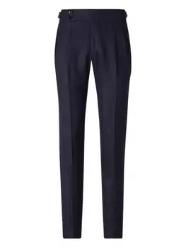 Шерстяные брюки Scabal, синий