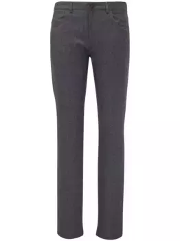 Шерстяные брюки скинни Canali, серый