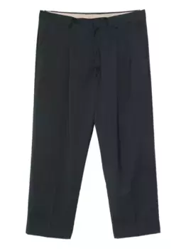 Шерстяные брюки со складками Costumein, синий