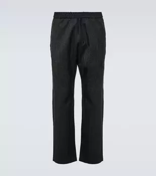 Шерстяные брюки со средней посадкой Barena Venezia, серый