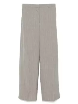Шерстяные брюки Stella McCartney, серый