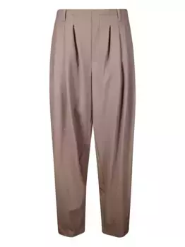 Шерстяные брюки строгого кроя ACT N1, розовый