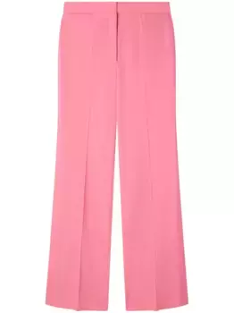 Шерстяные брюки строгого кроя STELLA MCCARTNEY, розовый