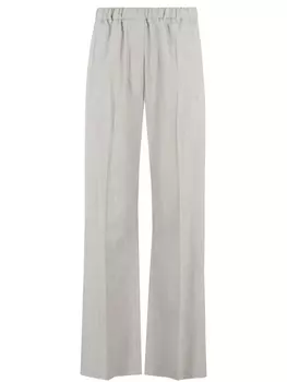 Шерстяные брюки Tela, серый