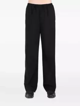 Шерстяные брюки THE ROW, черный