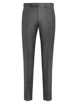 Шерстяные брюки Trofeo Zegna, серый