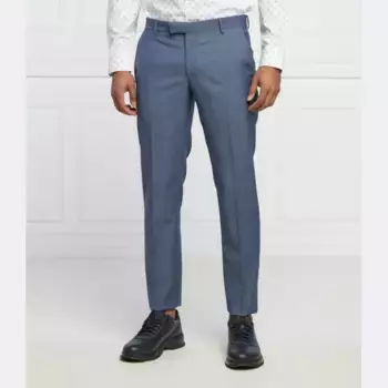 Шерстяные брюки узкого кроя Blayr-str Joop!, синий