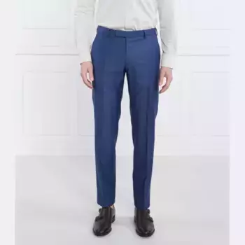 Шерстяные брюки узкого кроя Blayr-str Joop!, синий