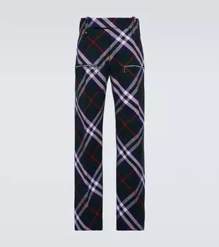 Шерстяные брюки в клетку burberry Burberry, мультиколор