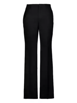 Шерстяные брюки в тонкую полоску Givenchy, черный