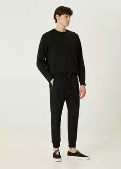 Шерстяные брюки Wooyoungmi, черный