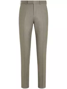 Шерстяные брюки Zegna, серый